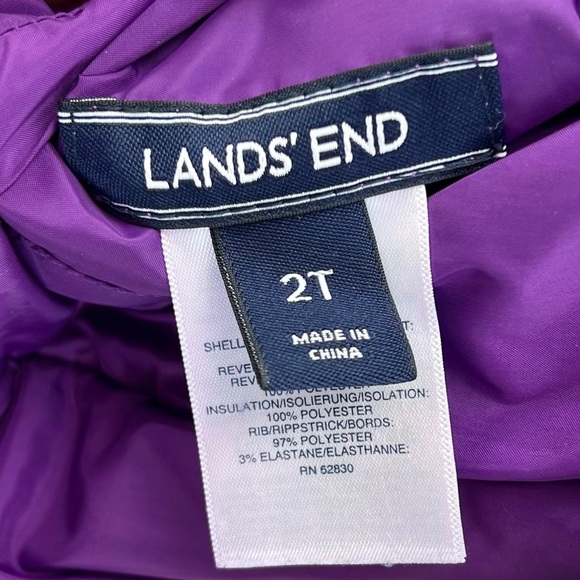 Lands’ End Reversible Puffer Jacket - Picture 6 of 8
